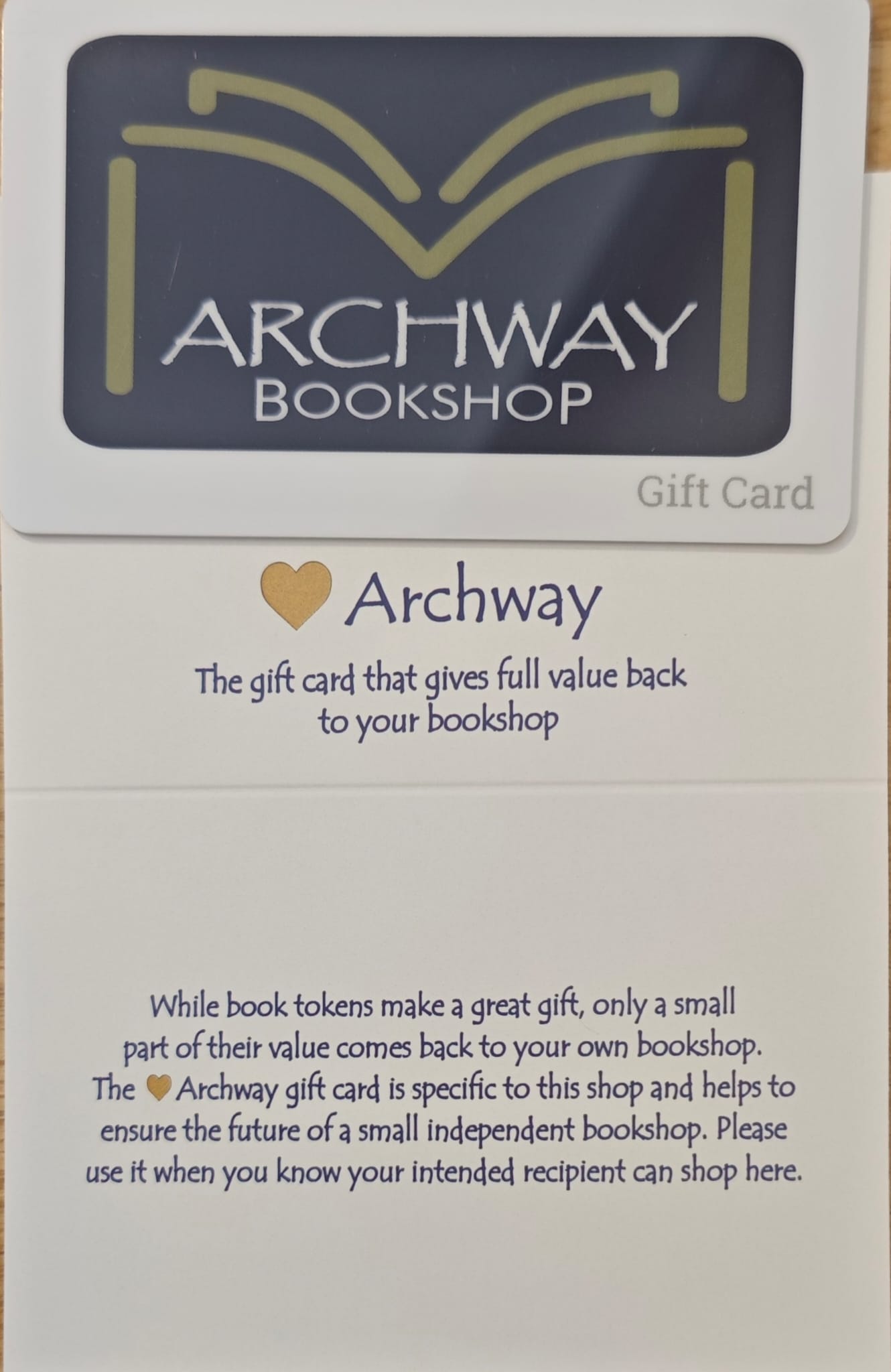 Physical Gift Card - Archway Bookshop