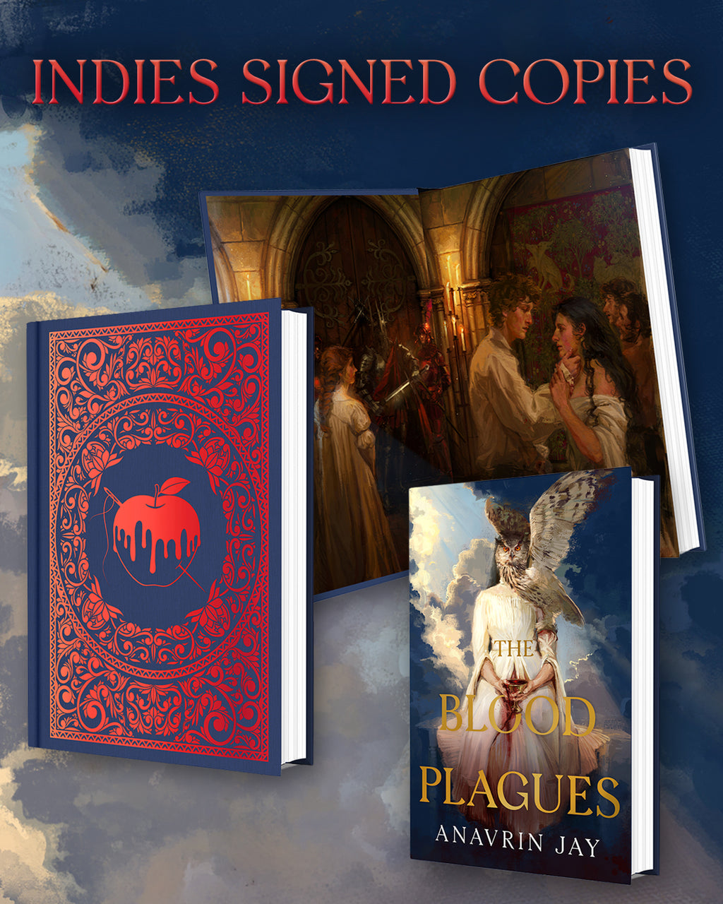 The Blood Plagues - Signed Sprayed Edge Copy