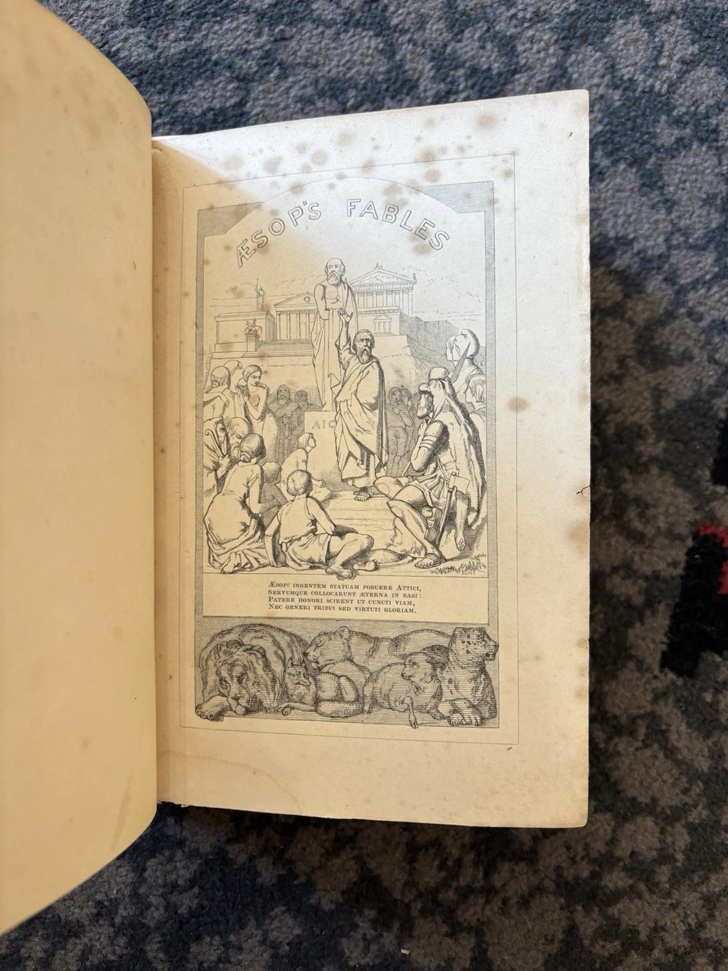 Aesop’s Fables Thomas James, John Tenniel. 1848 1st Edition, Illustrated Antique (Second Hand)