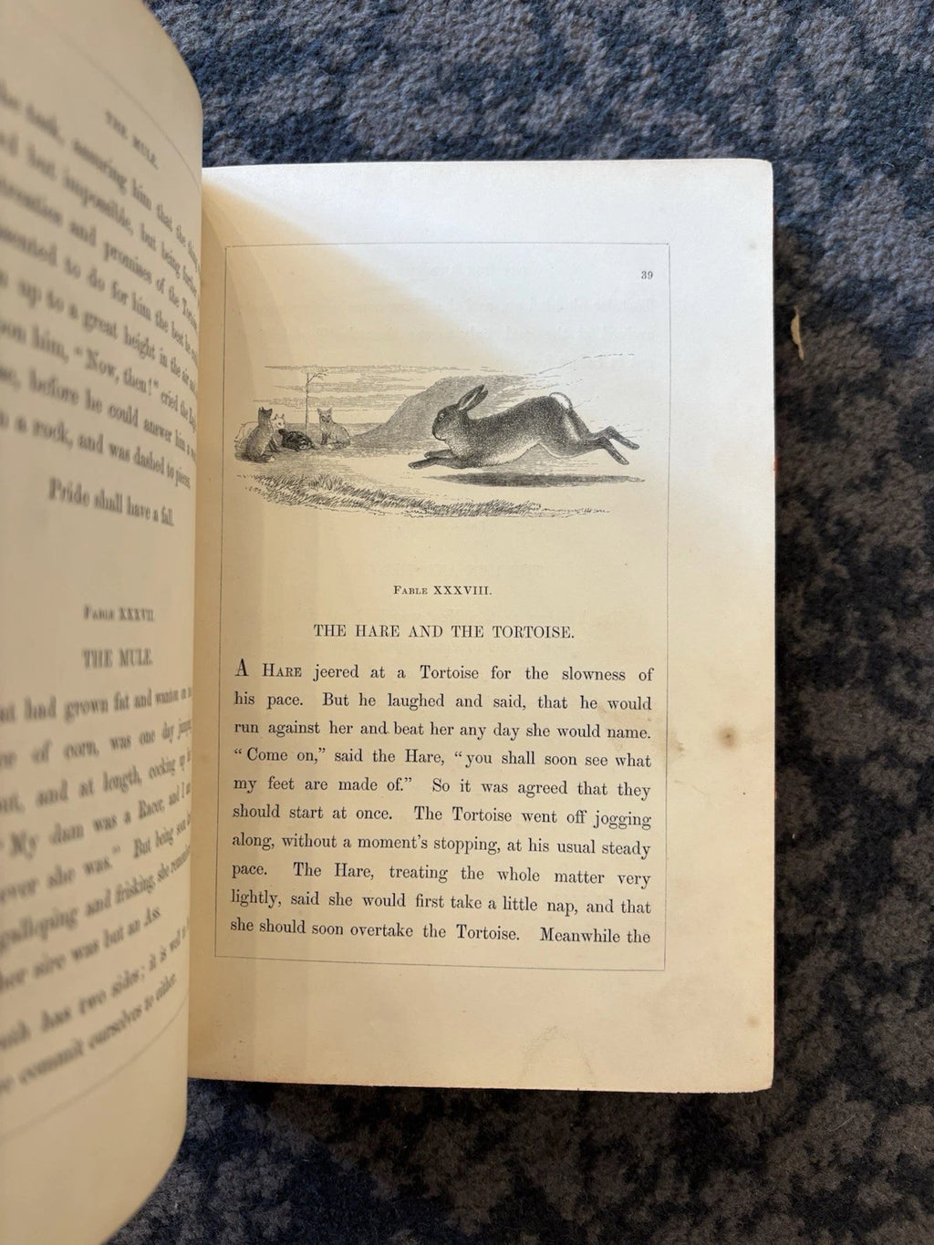 Aesop’s Fables Thomas James, John Tenniel. 1848 1st Edition, Illustrated Antique (Second Hand)