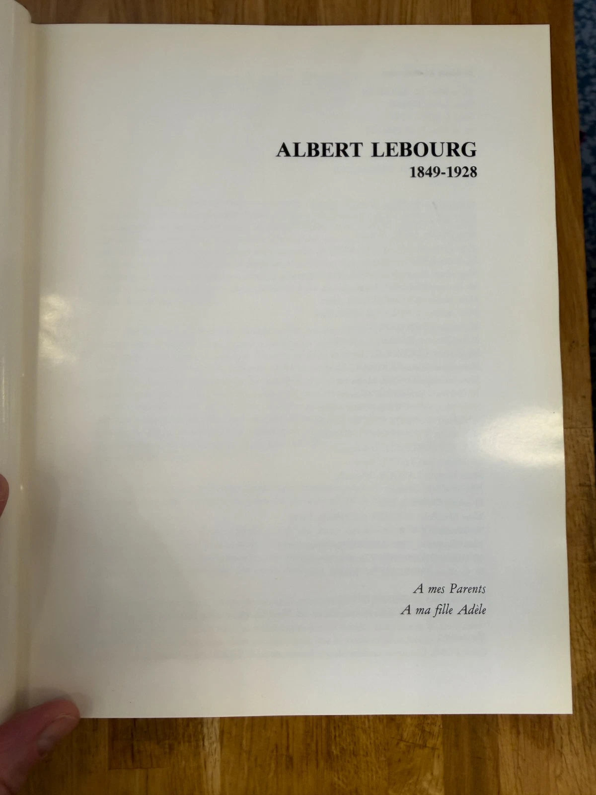 Albert Lebourg 1849-1928 François Lespinasse 1983 Art Monograph Hardback DJ (Secondhand Book)