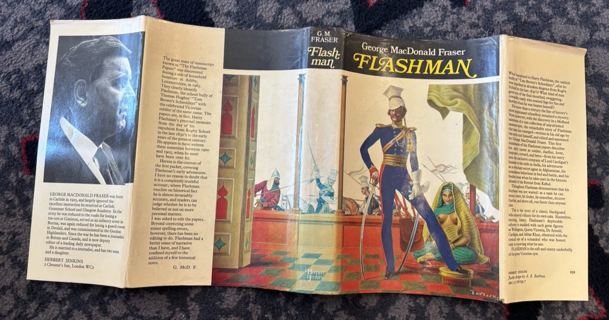 George Macdonald Fraser 1st UK Edition 1969 Flashman Papers 1839-42 HC DJ (Secondhand Books)