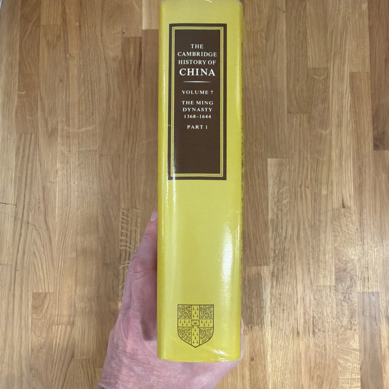 Cambridge History of China Vol 7 Ming Dynasty 1368-1644 Part 1 1988 1st HB DJ (Secondhand Books)