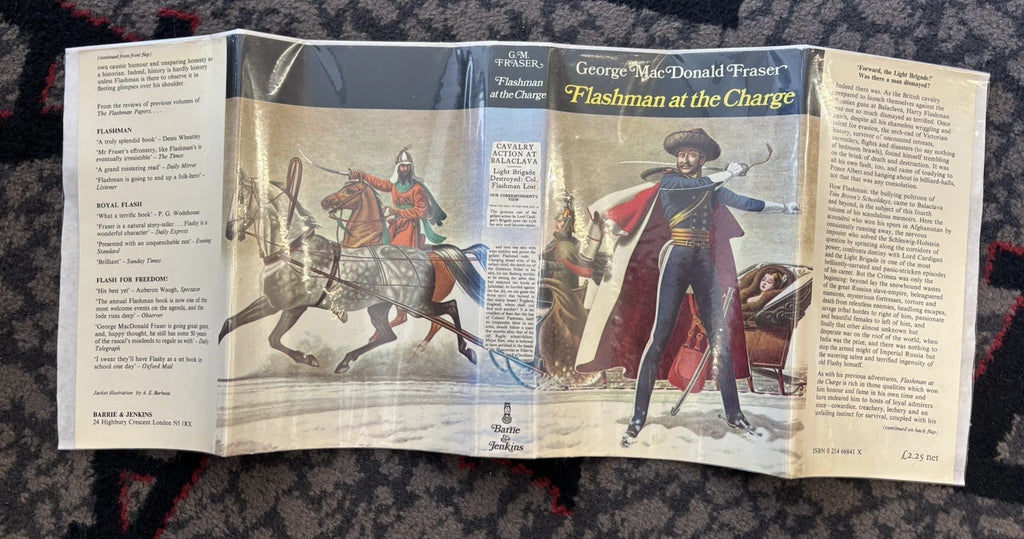 Flashman at the Charge George MacDonald Fraser 1st UK Edition 1973 HB DJ (Secondhand Book)