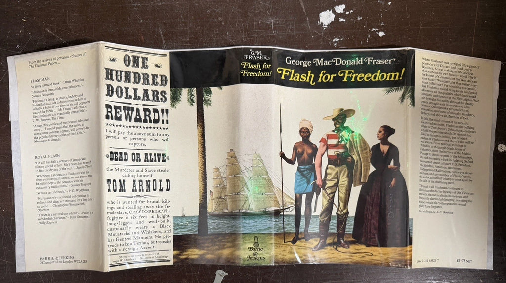 FLASH FOR FREEDOM! MACDONALD FRASER. HRDBK UK 1st EDN 1971 DW VG FLASHMAN PAPERS (Secondhand book)