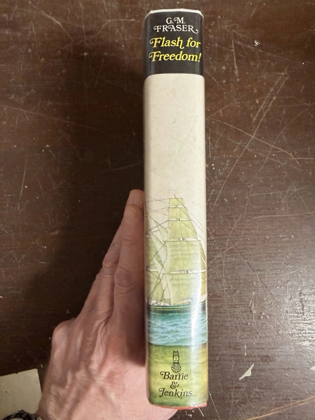 FLASH FOR FREEDOM! MACDONALD FRASER. HRDBK UK 1st EDN 1971 DW VG FLASHMAN PAPERS (Secondhand book)