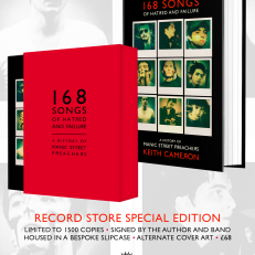168 Songs of Hatred and Failure: The History Of Manic Street Preachers - SIGNED by BAND MEMBERS